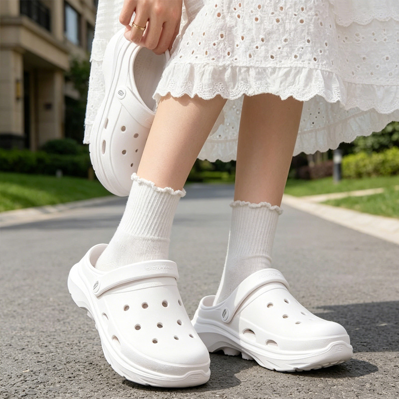 Women Shoes Skechers - Klapki damskie Skechers, lekkie, miękkie, antypoślizgowe,