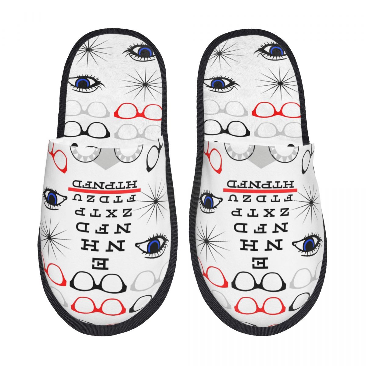 Shoes Women Chart - Damskie kapcie z własnym nadrukiem, wzór