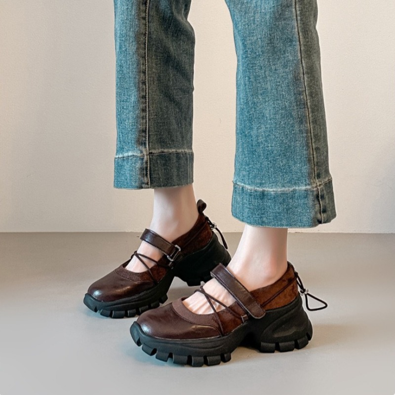 Women Shoes Casual - Nowe Retro Baletki Mary Jane Modne