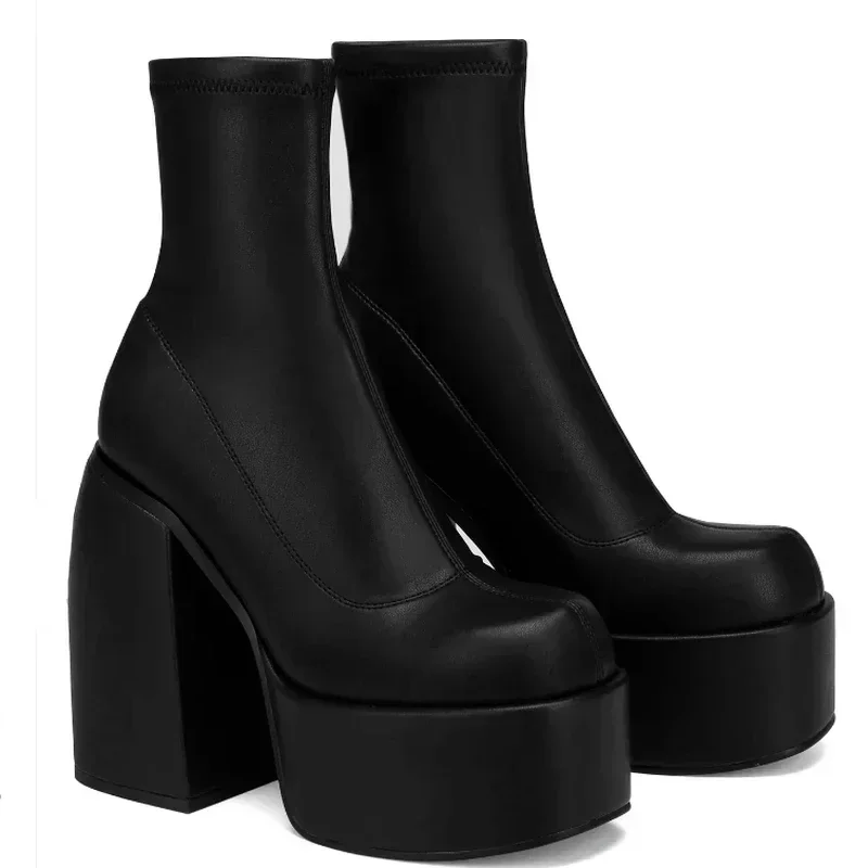 Women'S Shoes Navy Blue - Projektant Buty za kostkę dla kobiet