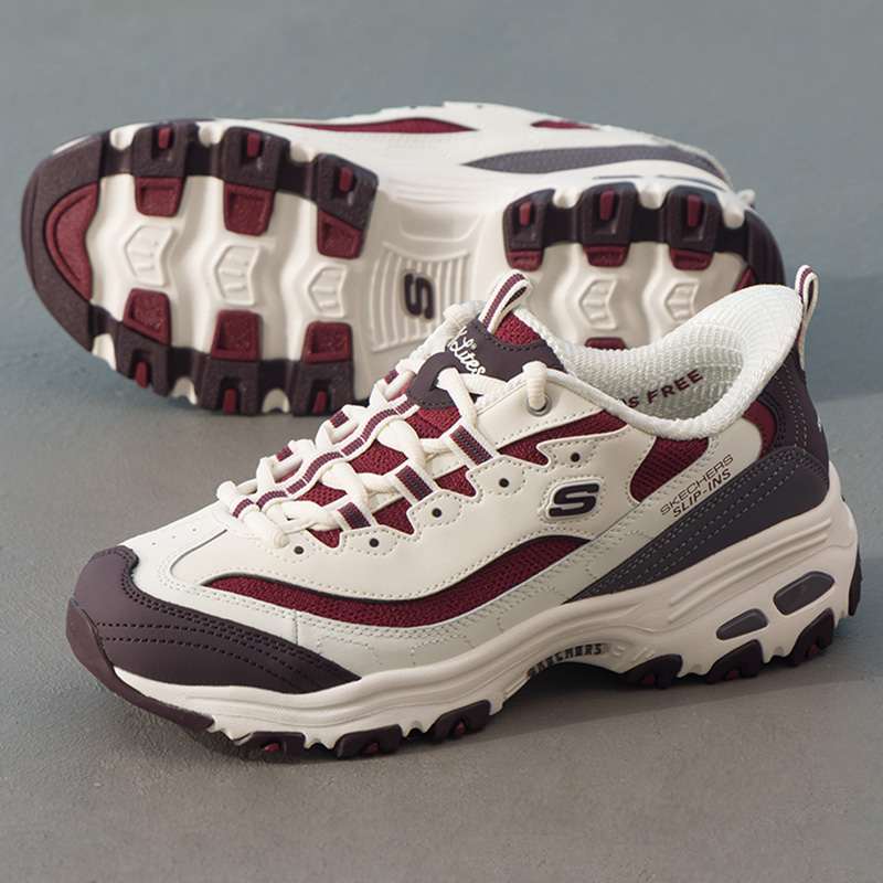 Women Shoes Skechers - Oddychające damskie buty sportowe Skechers, wygodne