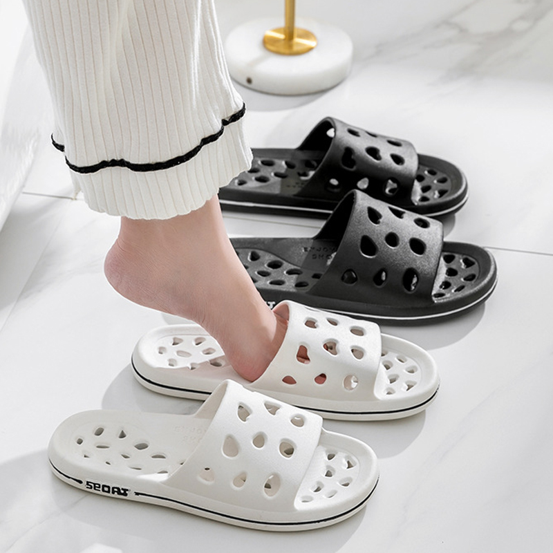 Women'S Shoes Cloud - Klapki domowe damskie chmurki ażurowe letnie
