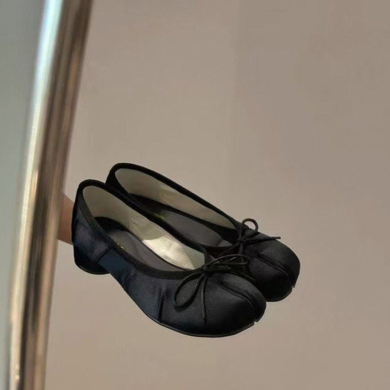 Shoes Women Pumps - Słodkie kokardki, damskie wsuwane buty na