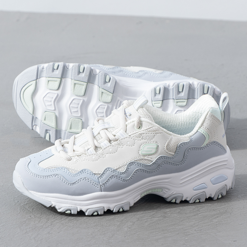 Women Shoes Skechers - Damskie sneakersy Skechers, modne buty typu