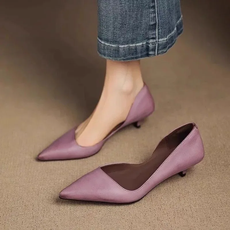 Shoes Women Pumps - Szpilki damskie z ostrym noskiem, modne,