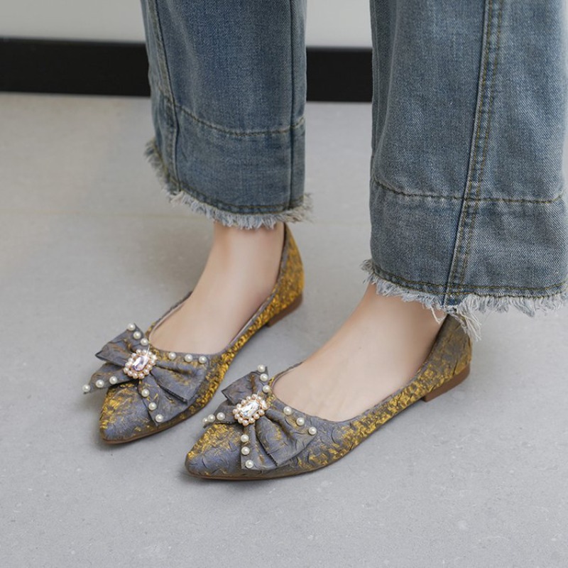Women Shoes Casual - Płaskie, błyszczące buty damskie 2026, nowe,