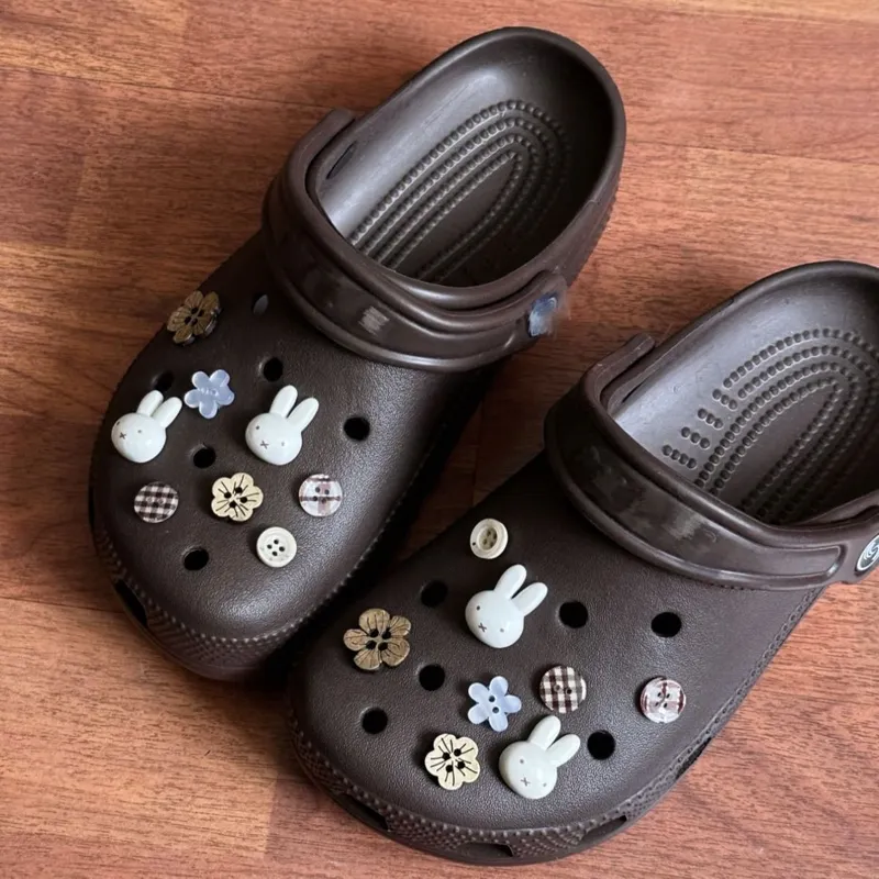 Croc Style Clog - Ozdoby do butów w kształcie królika