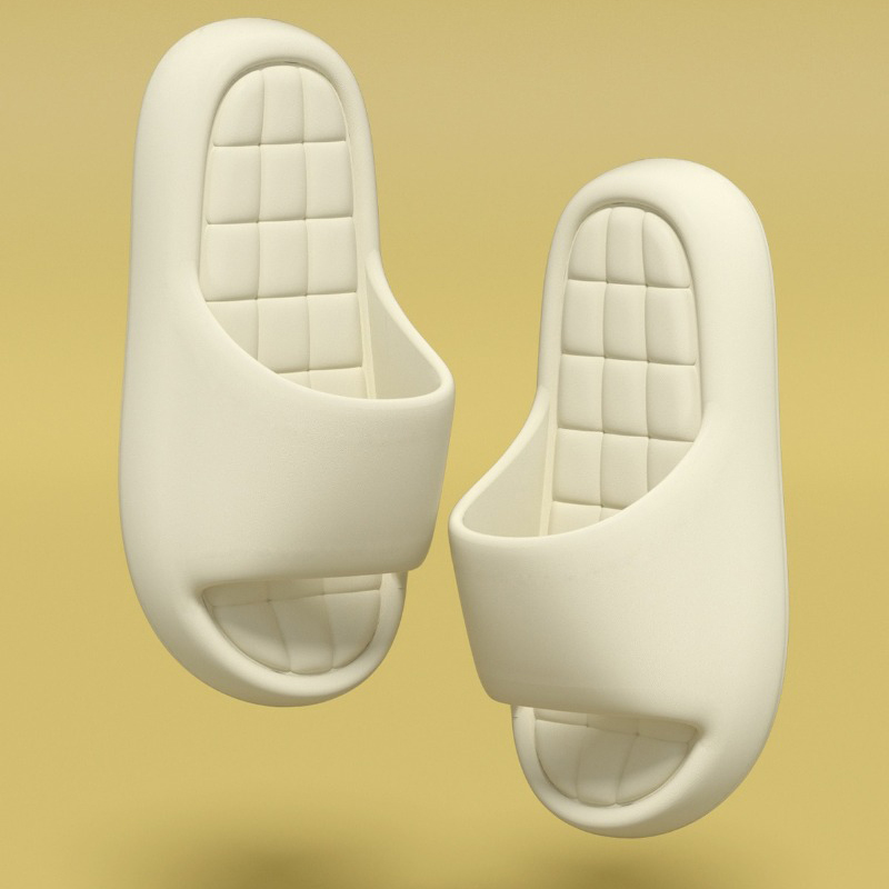Women'S Shoes Cloud - Klapki Damskie w Kratę Letnie Sandały