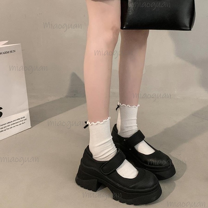 Czarne Retro Podwyższające Gru – Women'S Shoes Loafers Black recenzja i cena