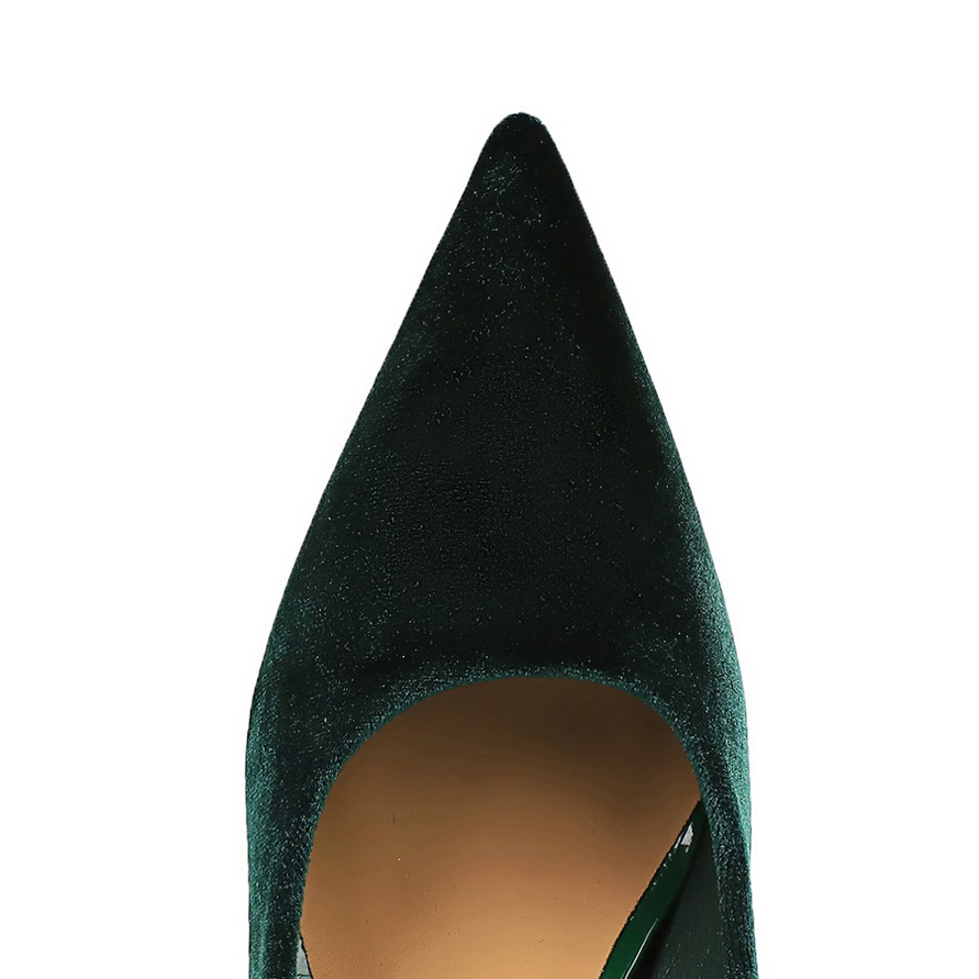 Damskie aksamitne czółenka New – Women'S Shoes Navy Blue recenzja i cena