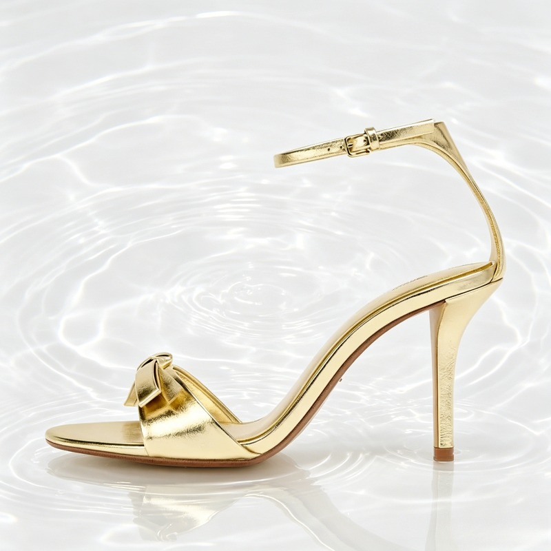 Eleganckie złote sandały na wy – Women Shoes Brands recenzja i cena