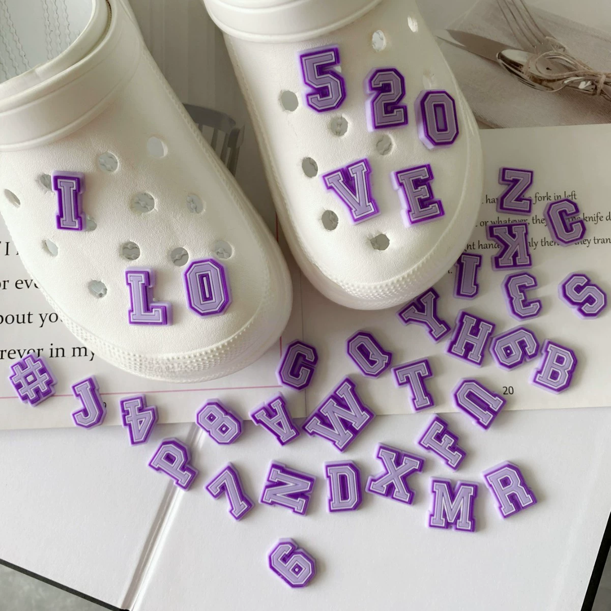 Nowe Fioletowe Ozdoby do Butów – Croc Style Clog recenzja i cena