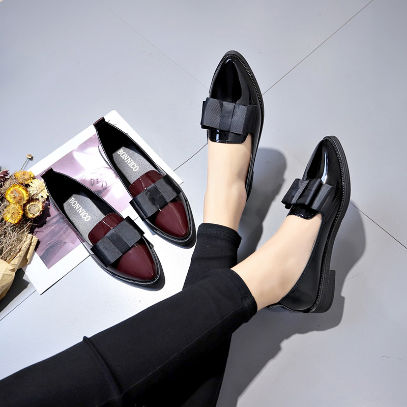 Czarne/Czerwone lakierowane ba – Shoes Women Pumps recenzja i cena