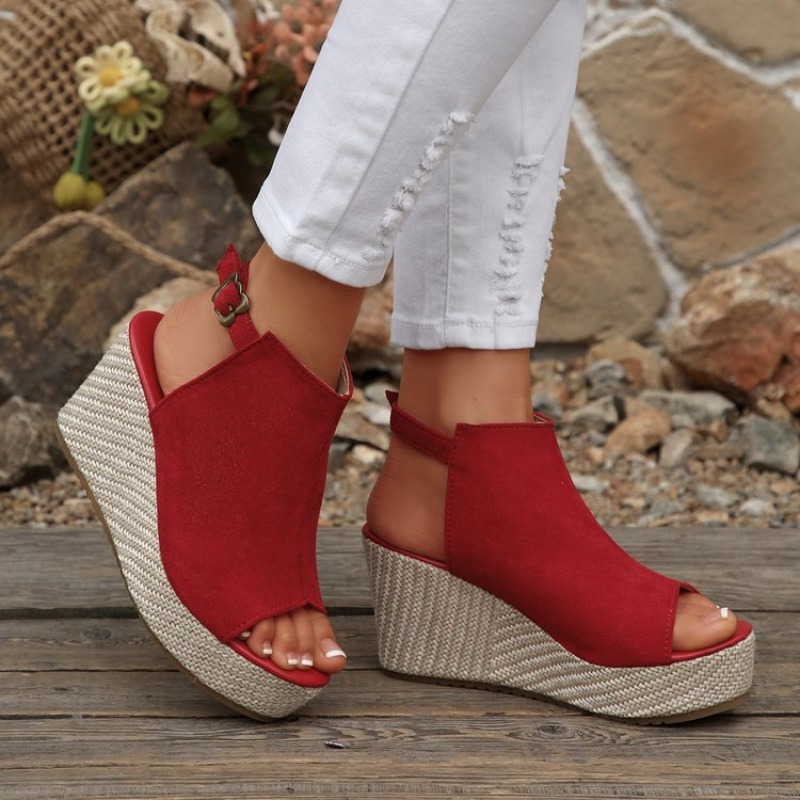 Damskie sandały letnie na kotu – Espadrille Wedge Shoes recenzja i cena