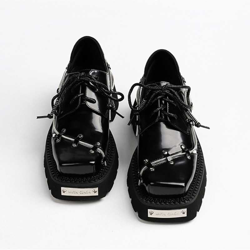 Luksusowe buty damskie na grub – Women'S Shoes Loafers Black recenzja i cena