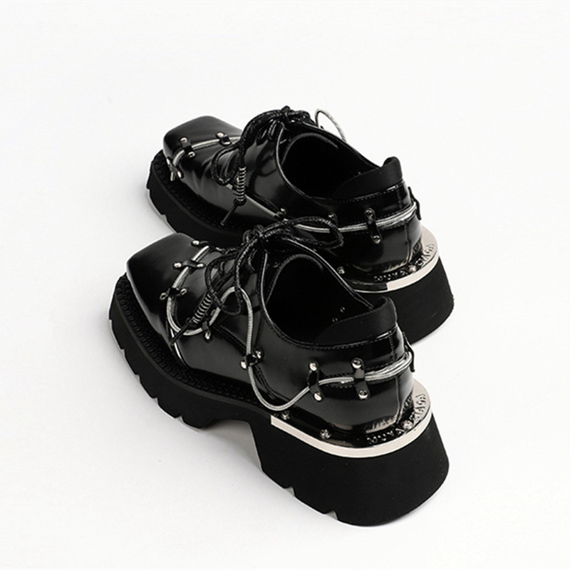 Luksusowe buty damskie na grub – Women'S Shoes Loafers Black recenzja i cena