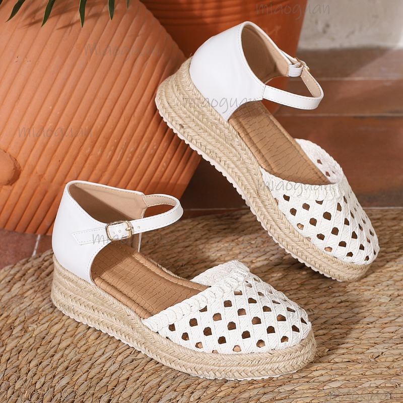 Damskie espadryle na koturnie  – Espadrille Wedge Shoes recenzja i cena