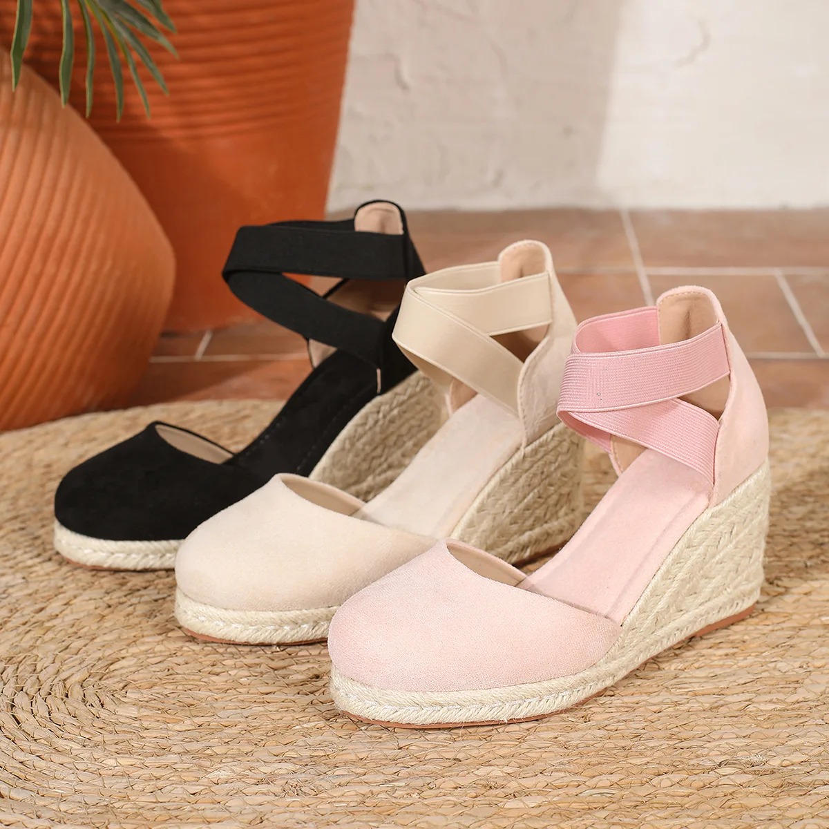 Damskie espadryle na koturnie  – Espadrille Wedge Shoes recenzja i cena