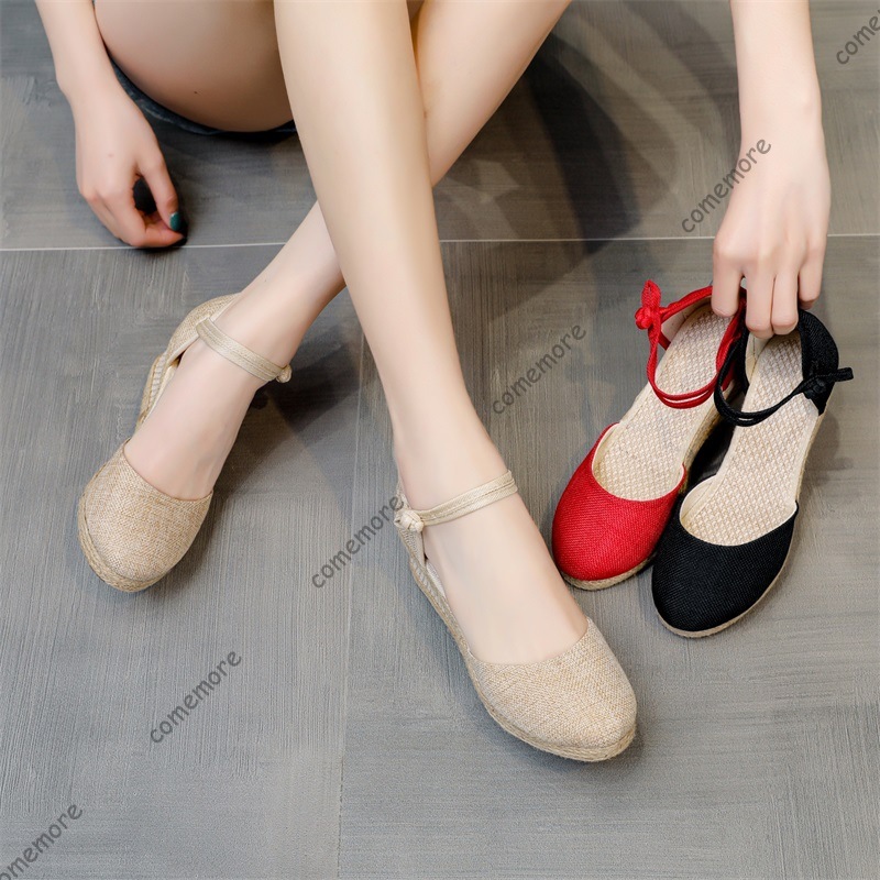 Sandały Comemore na wysokim ob – Espadrille Wedge Shoes recenzja i cena