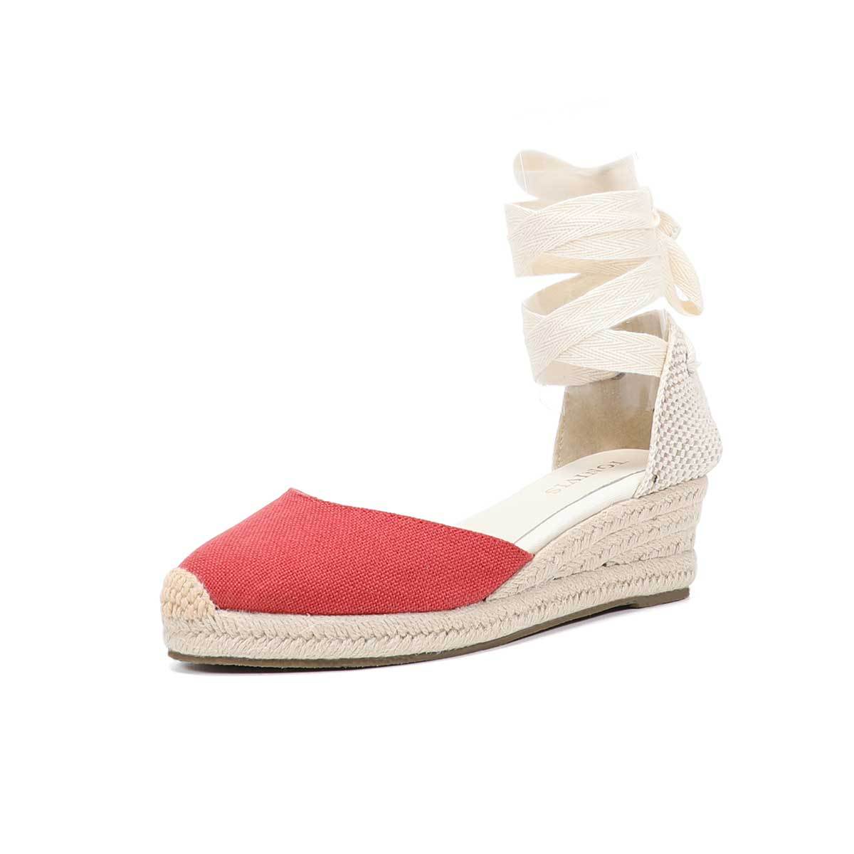 Damskie espadryle na koturnie, – Espadrille Wedge Shoes recenzja i cena