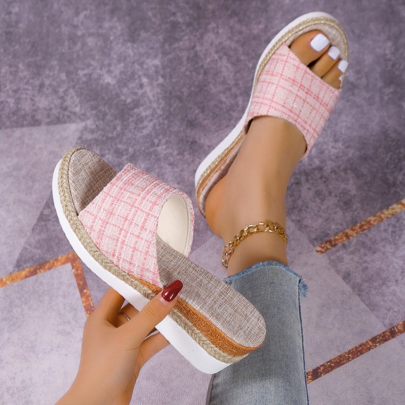 Damskie sandały na koturnie, e – Espadrille Wedge Shoes recenzja i cena
