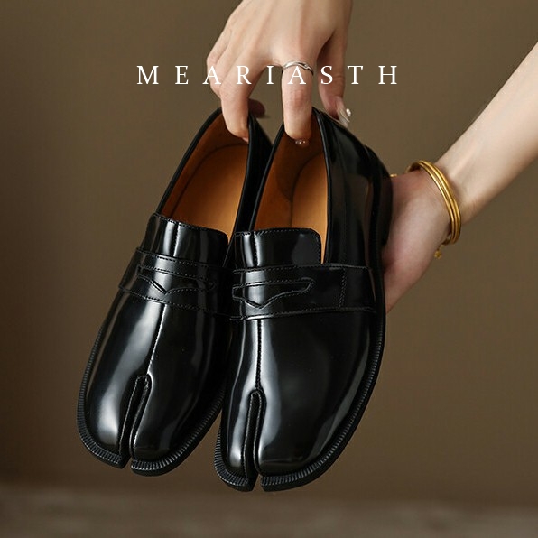 Czarne buty Tabi z dzielonym p – Women'S Shoes Loafers Black recenzja i cena