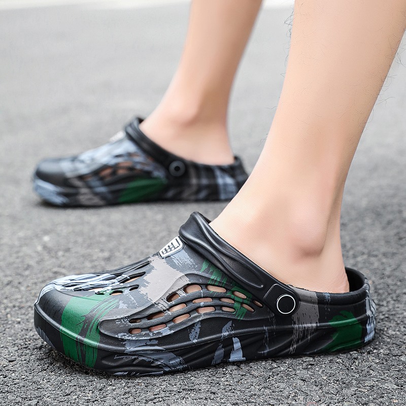 Męskie letnie sandały w kamufl – Croc Style Clog recenzja i cena