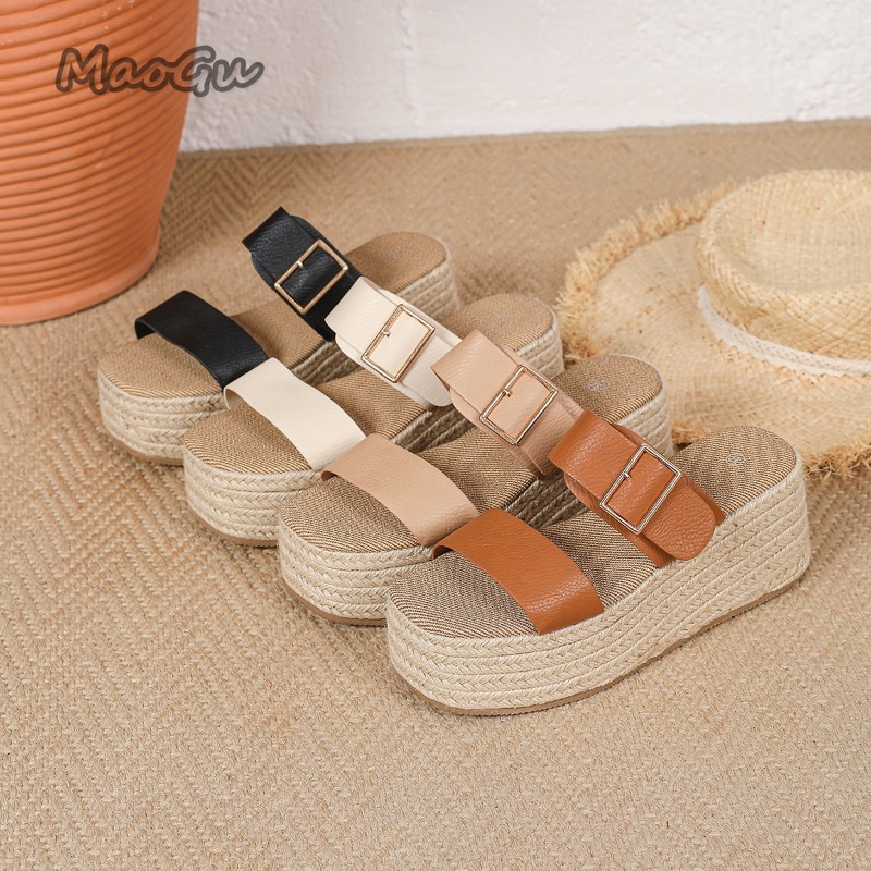 Damskie espadryle na platformi – Espadrille Wedge Shoes recenzja i cena
