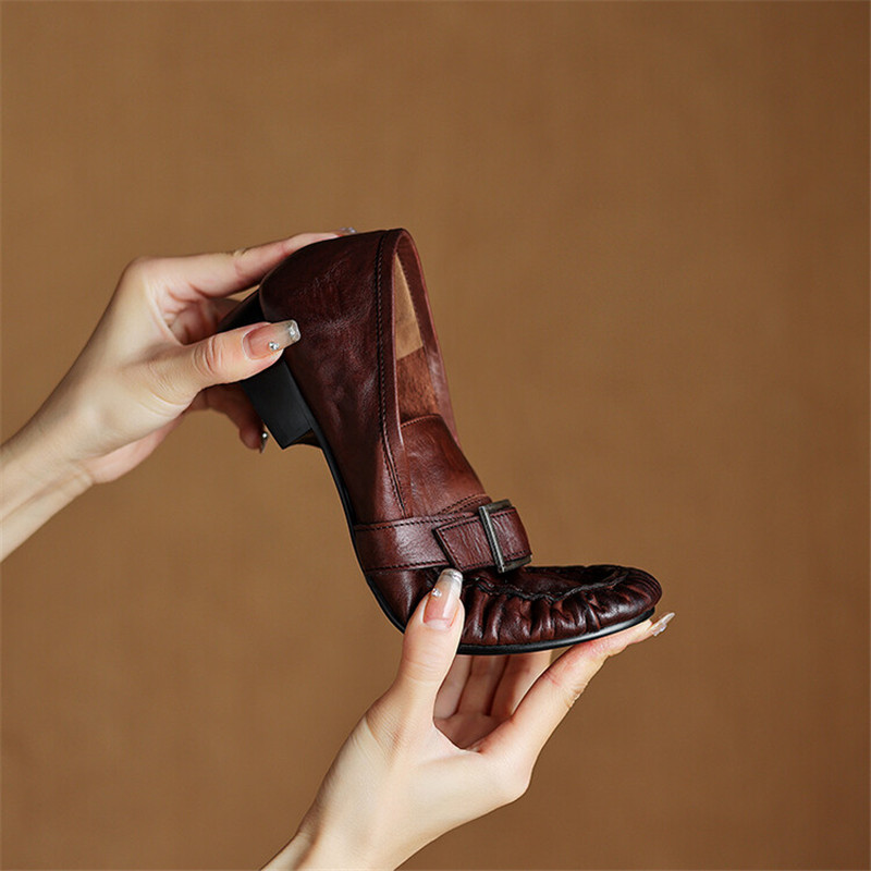 New Autumn Genuine Leather Wom – Women Shoes Casual recenzja i cena