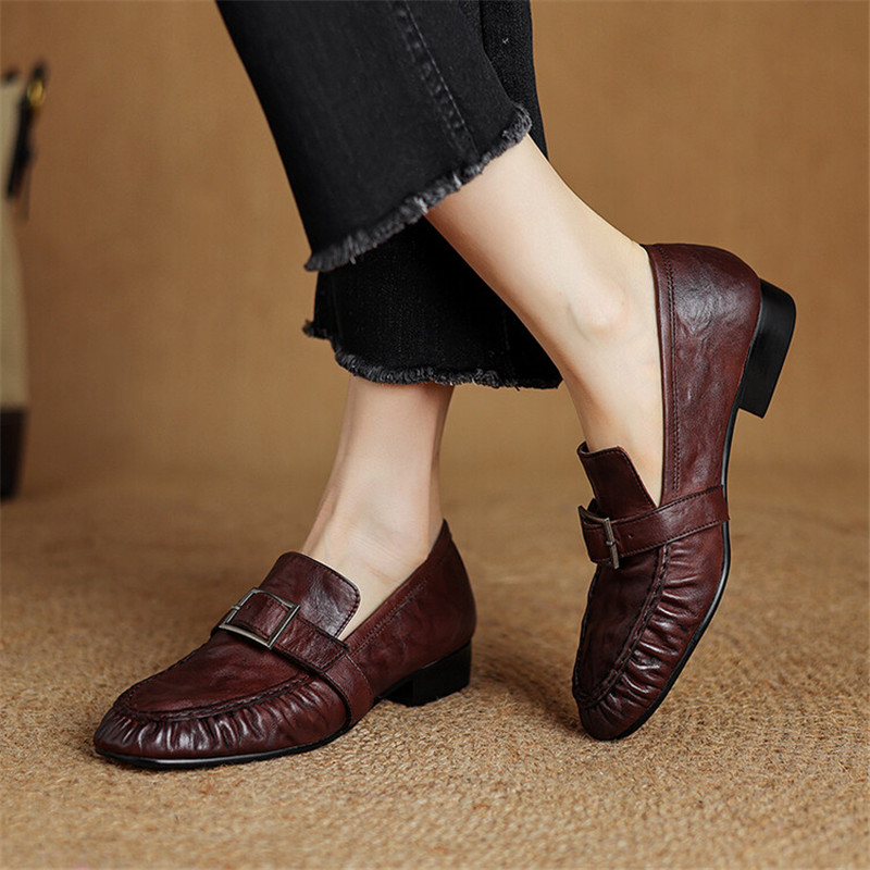 New Autumn Genuine Leather Wom – Women Shoes Casual recenzja i cena