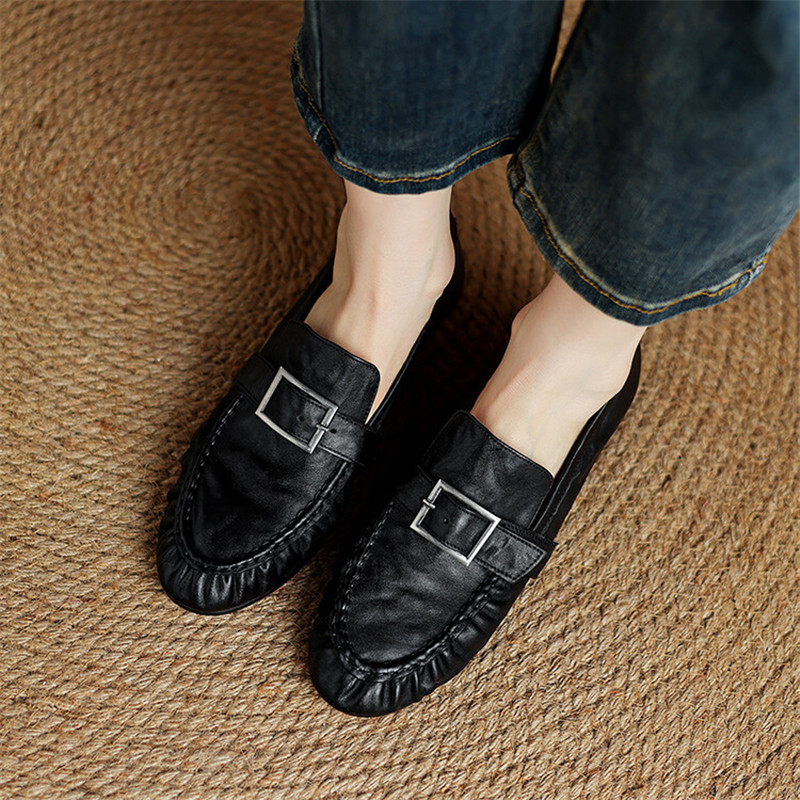New Autumn Genuine Leather Wom – Women Shoes Casual recenzja i cena