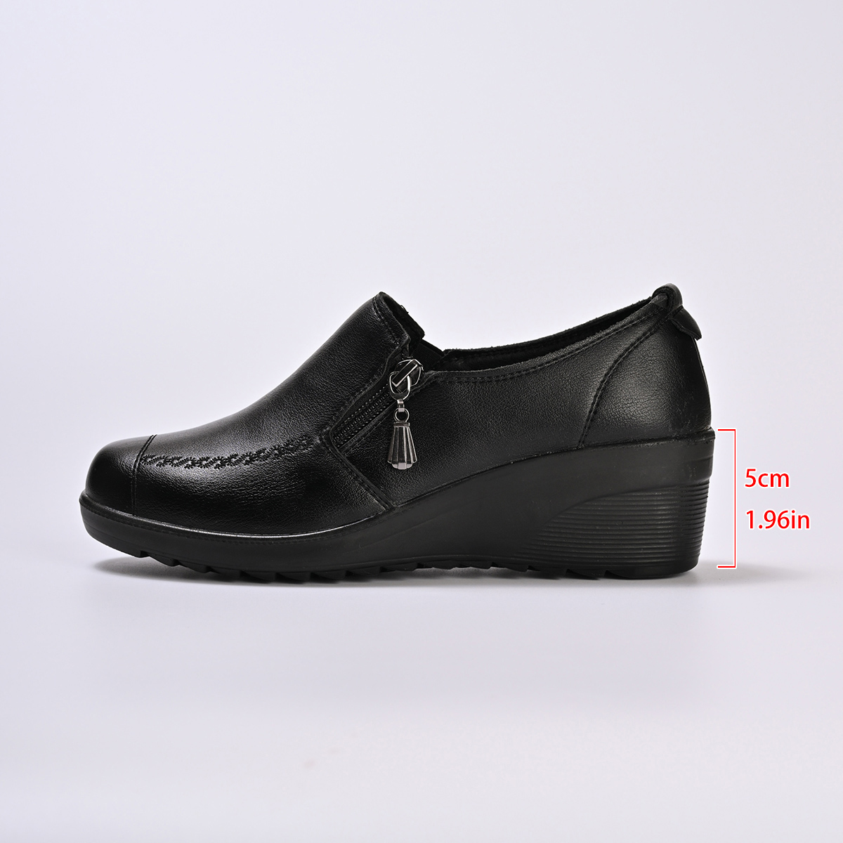 Damskie buty ze skóry naturaln – Women'S Shoes Loafers Black recenzja i cena