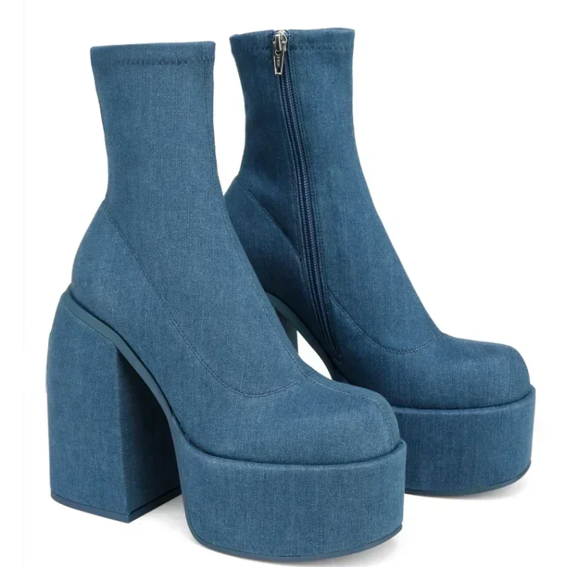 Projektant Buty za kostkę dla  – Women'S Shoes Navy Blue recenzja i cena