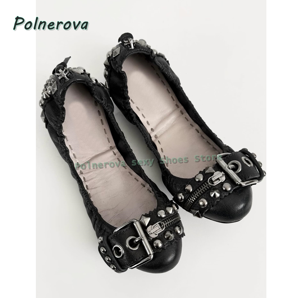 Buty Mary Jane z nitowaną klam – Women Shoes Casual recenzja i cena