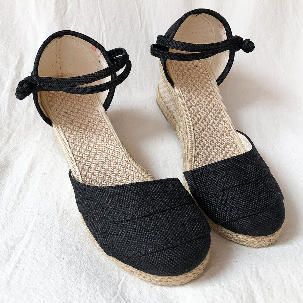 Veowalk Patchwork ręcznie robi – Espadrille Wedge Shoes recenzja i cena