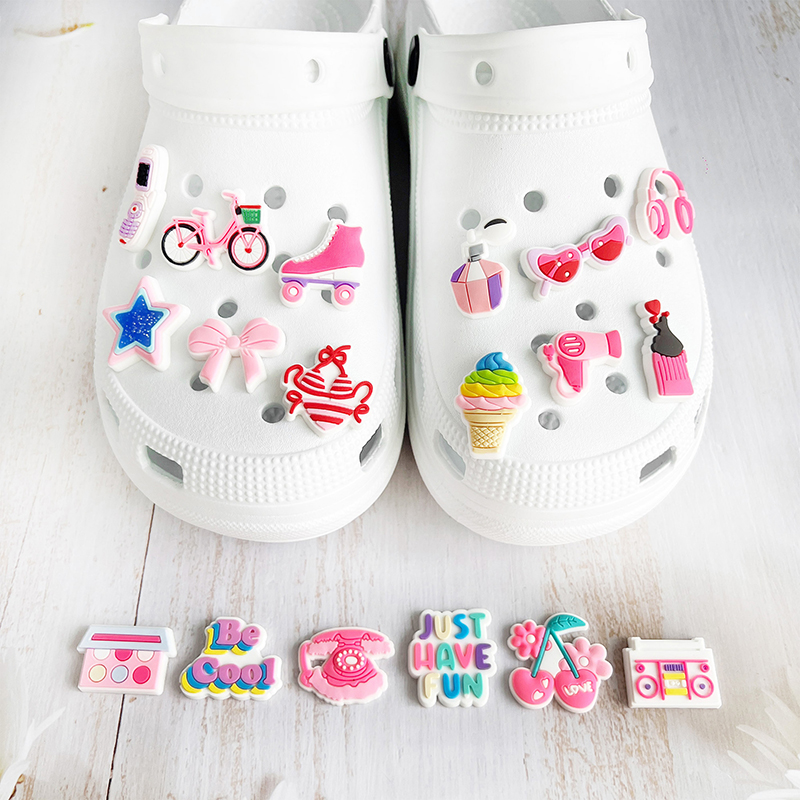 Śliczne różowe zawieszki do bu – Croc Style Clog recenzja i cena