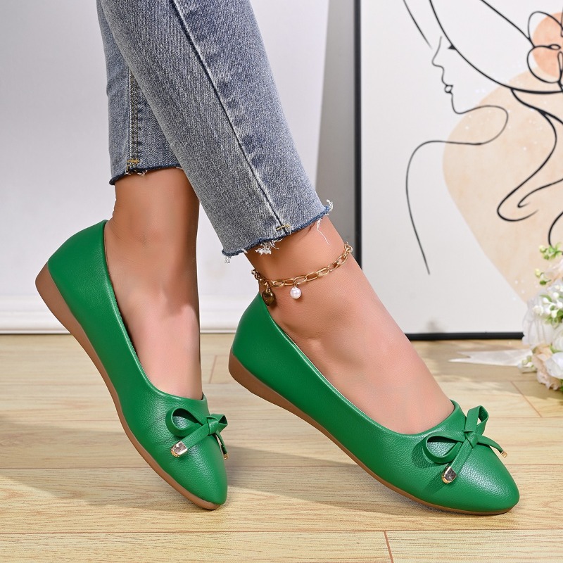 Płytkie skórzane buty damskie  – Women Shoes Casual recenzja i cena