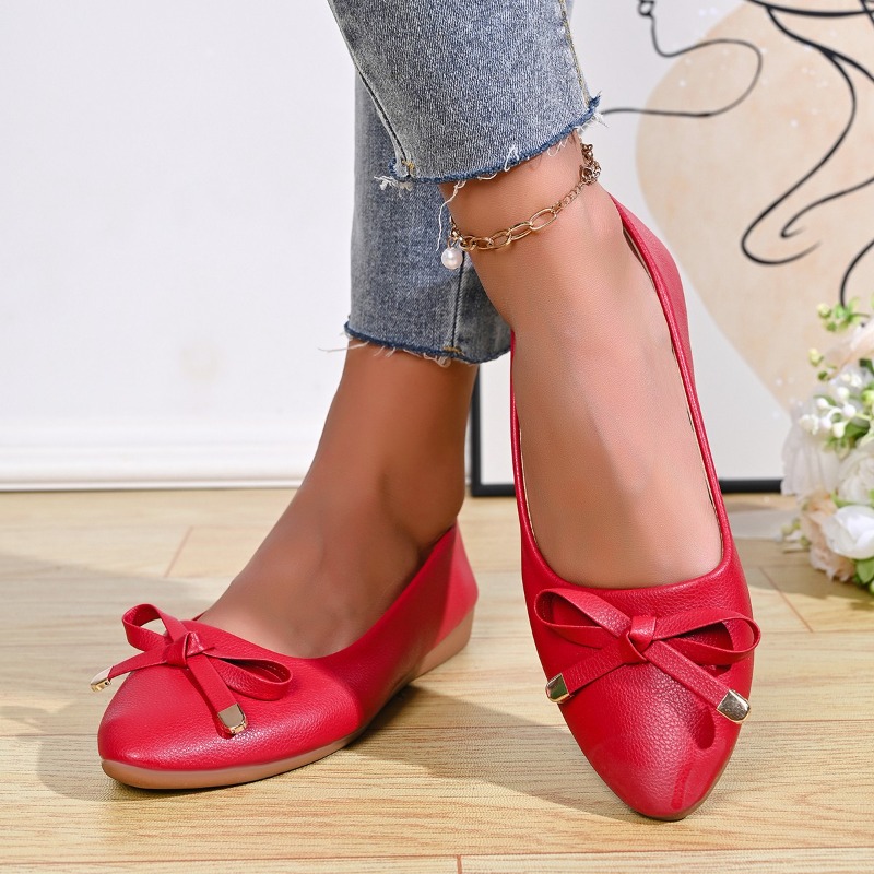 Płytkie skórzane buty damskie  – Women Shoes Casual recenzja i cena