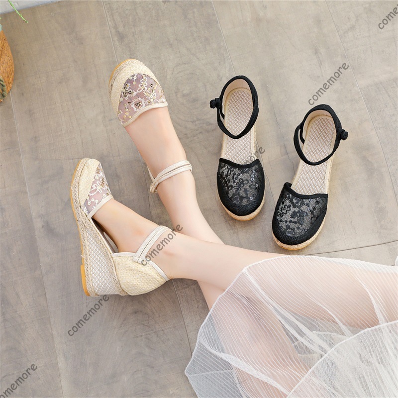 Damskie sandały espadryle na k – Espadrille Wedge Shoes recenzja i cena