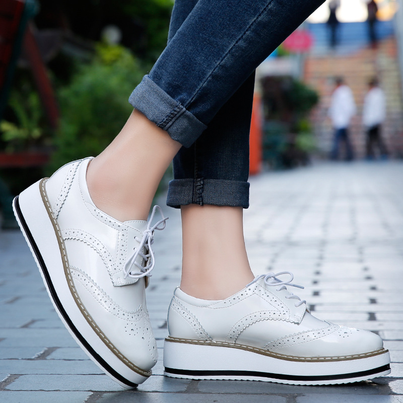 Damskie buty wsuwane skórzane  – Espadrille Wedge Shoes recenzja i cena